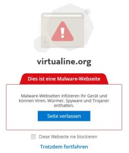Provider Virtualine.ORG Verseucht
