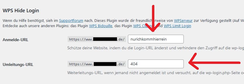 Websiten-Login absichern - Beispiel WPS Hide Login für WordPress